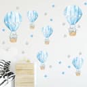 Montegoni Wandsticker Babyelefant Heißluftballon Sterne Selbstklebend Bild 4