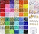 Montegoni Bastelperlen 17180 Stück 3mm Perlen für Armbänder Bild 2