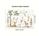 Montegoni Wandsticker Hasen Fuchs Hirsch Baum Kinderzimmer Bunt Bild 4