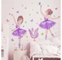 Montegoni Wandsticker Ballett Mädchen & Schmetterlinge Prinzessin Schwan Bild 2