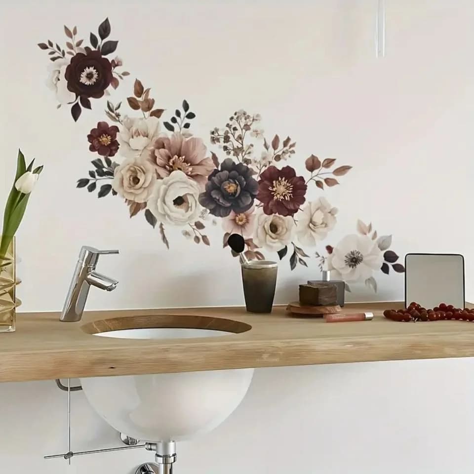 Montegoni Wandsticker Elegante Blumen Selbstklebend - Bild 2