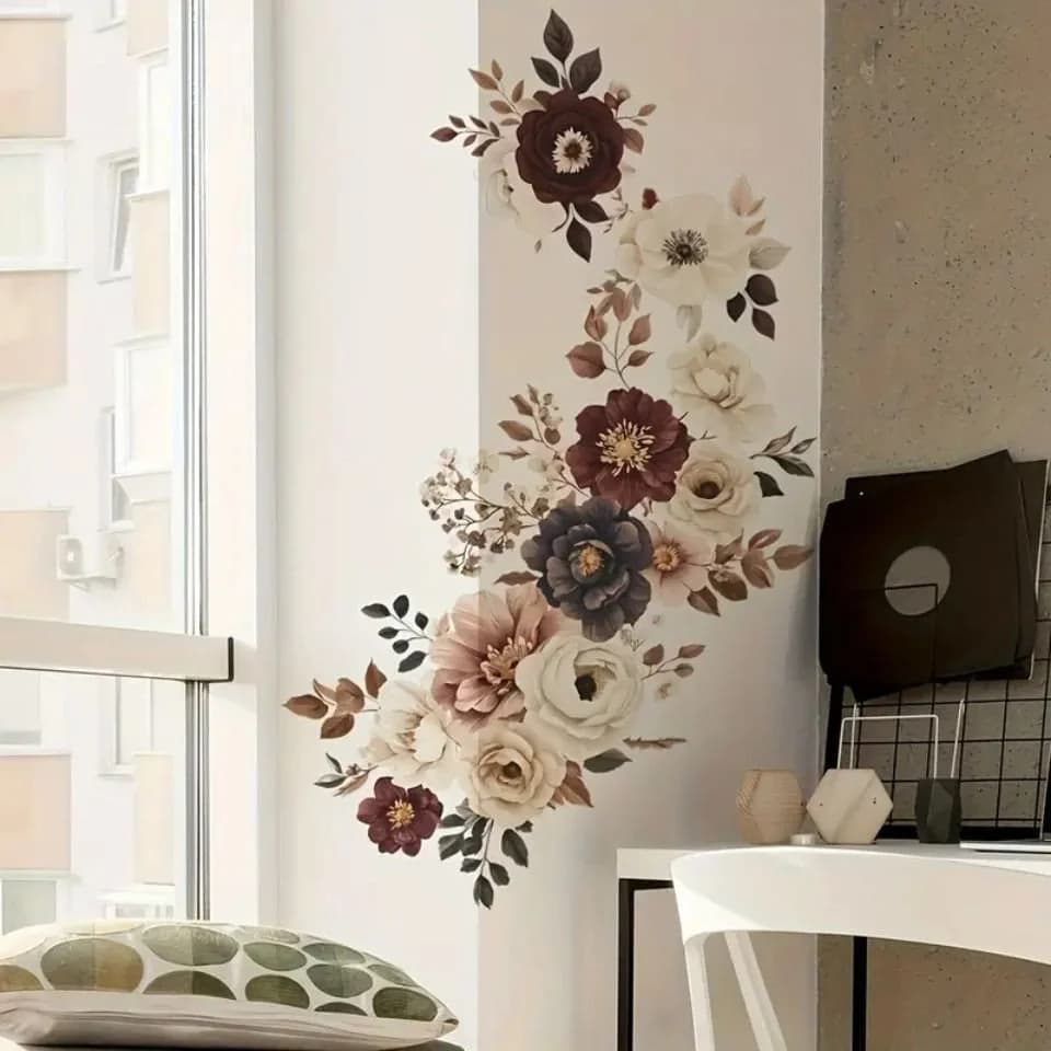 Montegoni Wandsticker Elegante Blumen Selbstklebend - Bild 3