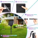 Montegoni LED-Streifen 12M Solar Lichterkette Außen Wasserdicht Bild 3
