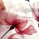 Montegoni Wandsticker Blumenmotiv Pink Selbstklebend Modern Bild 5