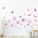 Montegoni Wandsticker Cartoon Pusteblume & Schmetterling Bunt Selbstklebend Bild 5