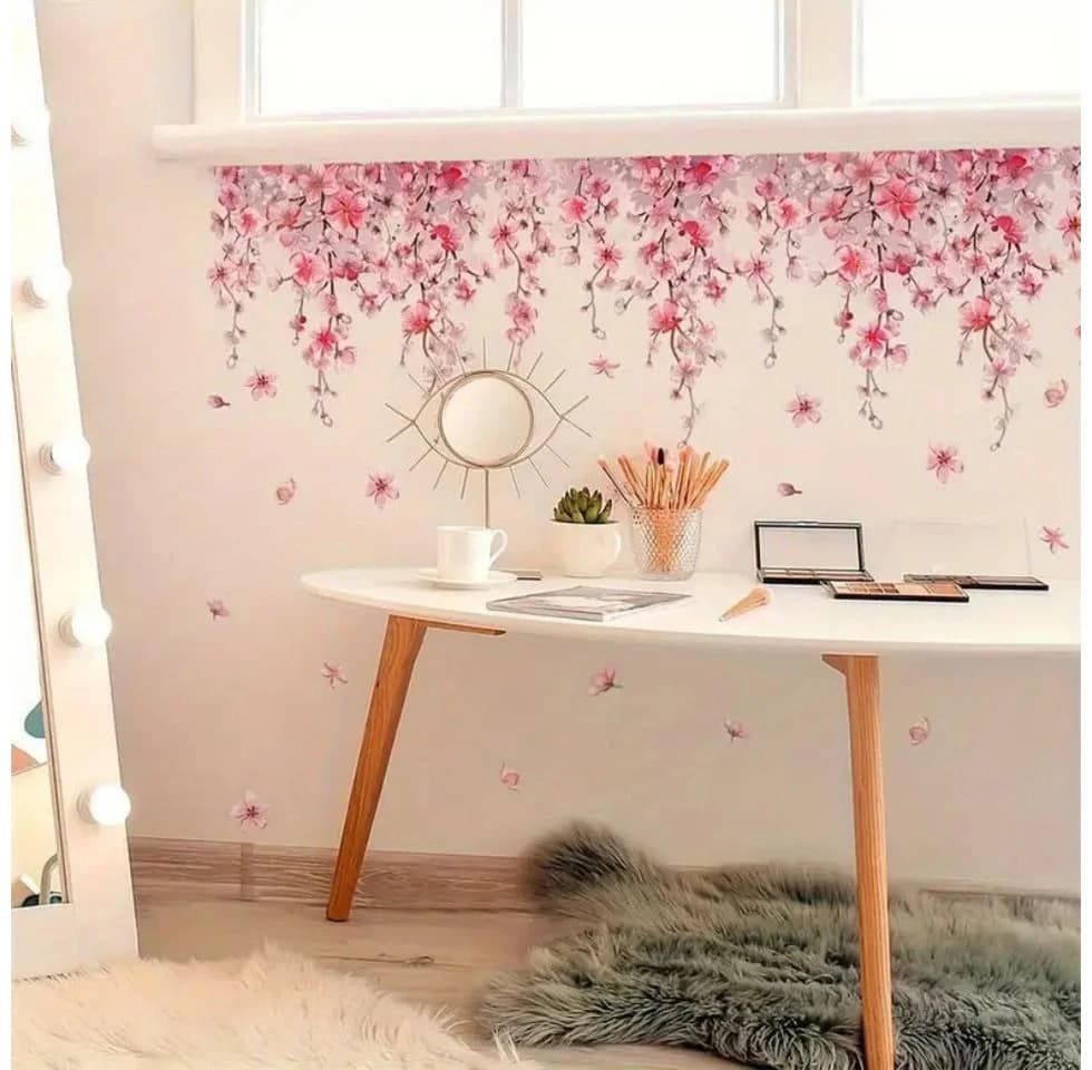 Montegoni Wandsticker Kirschblüten Rosa Blume Wandtattoo - Bild 3