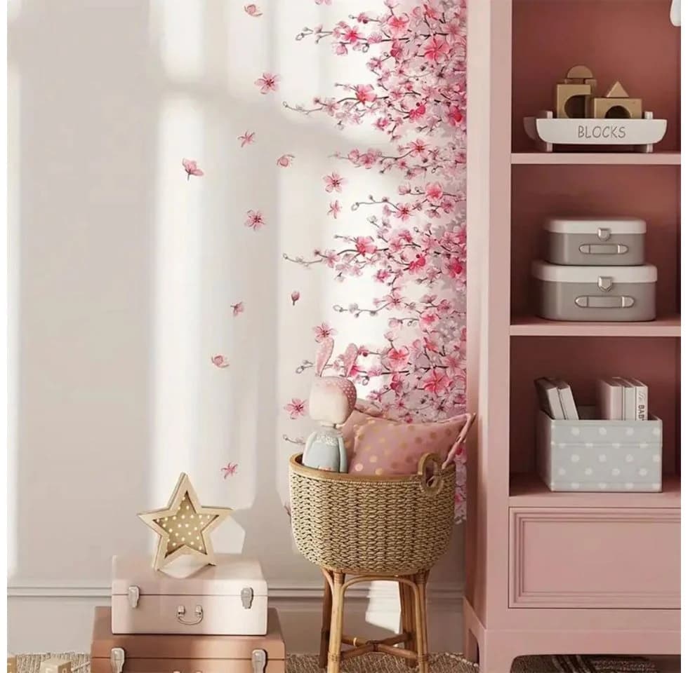 Montegoni Wandsticker Kirschblüten Rosa Blume Wandtattoo - Bild 5