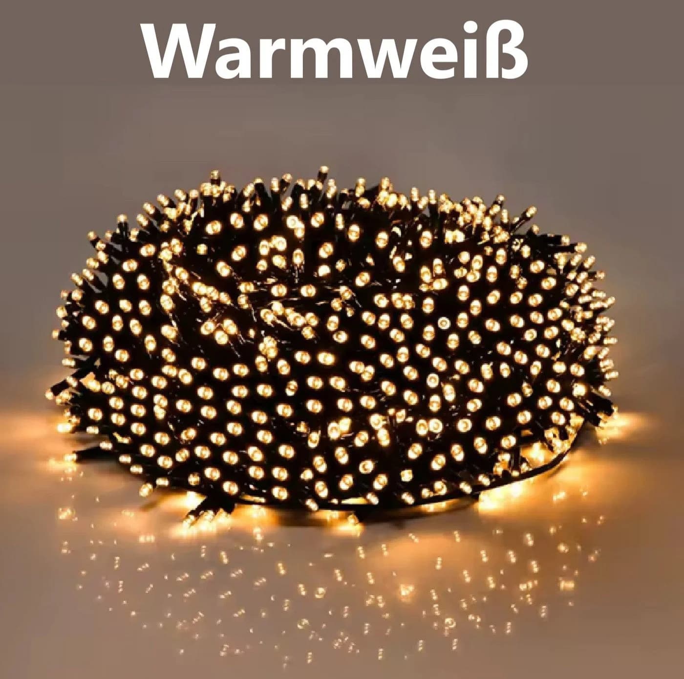 Montegoni LED-Lichterkette 10m 100 LEDs warmweiß - Bild 3