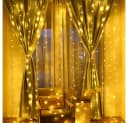 Montegoni LED-Lichtervorhang 3x3m 300 Warmweiß LEDs Bild 5