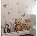 Montegoni Wandsticker Tiere Kinderzimmer Cartoon 2er Set Selbstklebend Bild 5