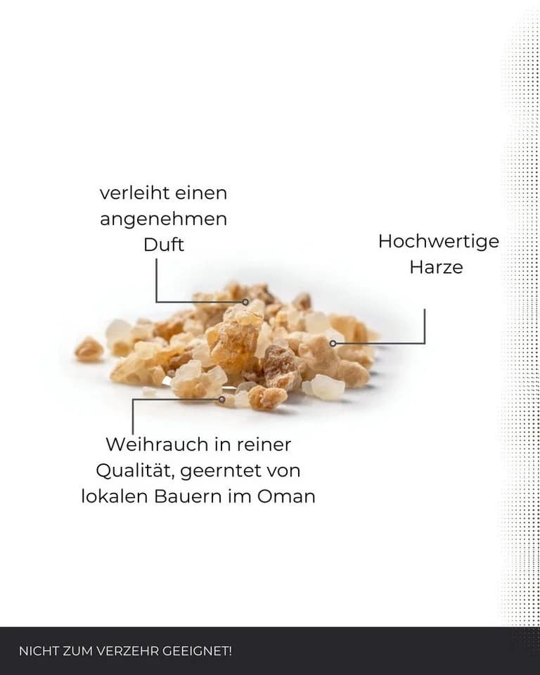 Incensera Weihrauch Oman Luban Harz 100% Naturrein Premium Frankincense - Bild 5