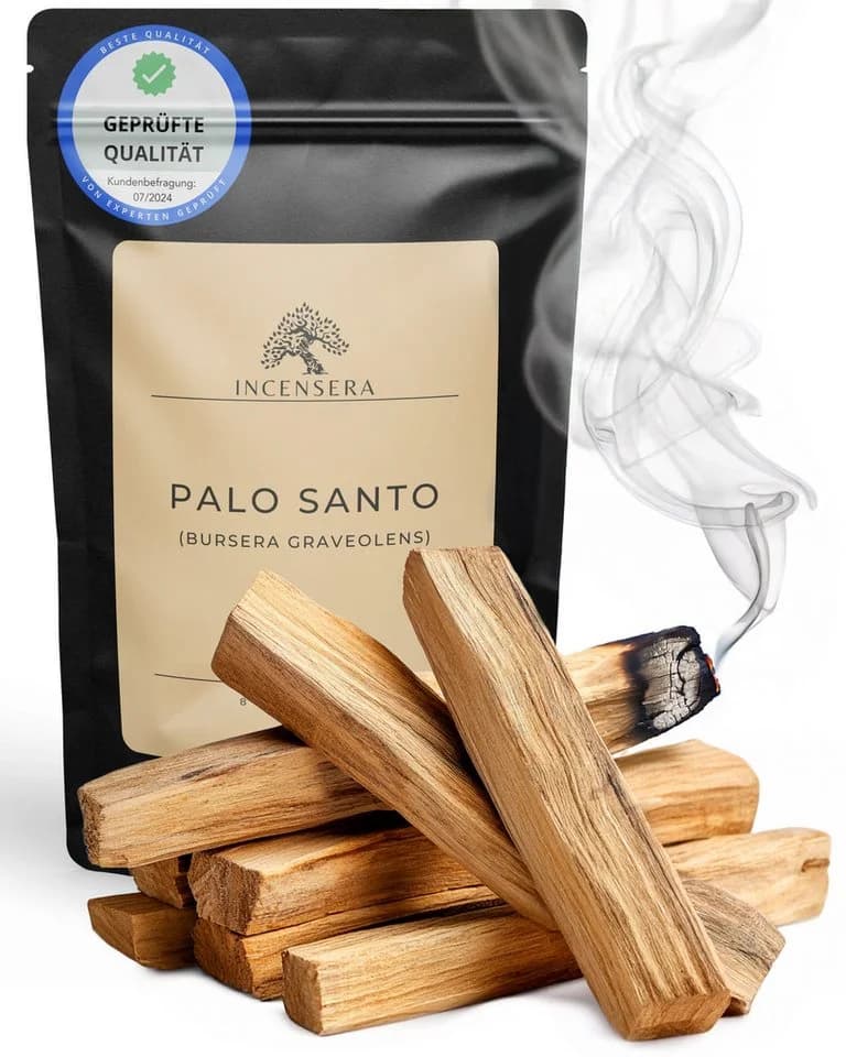 Räucherstäbchen-Halter aus Palo Santo Holz - Bild 2
