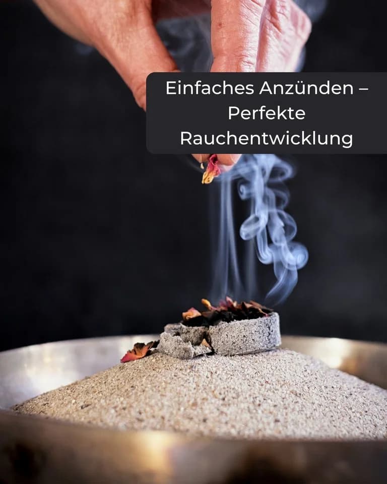 Incensera Räucherkohle 30 St - Hochwertige Kohletabletten geruchsneutral - Bild 3