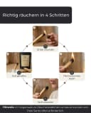 Incensera Palo Santo Räucherholz 8 Duftholz Sticks 10 cm für Ausräuchern Holz Bild 3