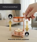 Incensera Räucherstövchen Weihrauchbrenner Gold Silber Schwarz Bild 3