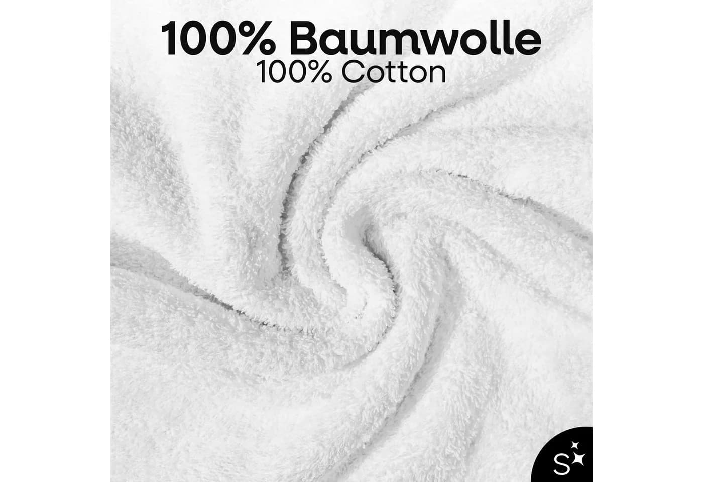 Slummer Seiftuch 10er Set 100% Baumwolle Frottier 30x30 cm - Bild 3
