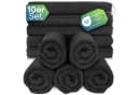 Slummer Seiftuch 10er-Set Anthrazit 30x30cm 100% Baumwolle Bild 2