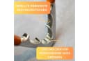 Thiru Nussknacker Basic mit Holzgriff - Zinkdruckguss für Walnüsse & Sekt Bild 3