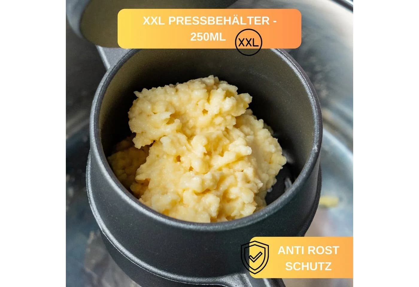 Thiru Spätzlepresse mit Auflagerasten - 3in1 Multifunktional Made in Germany