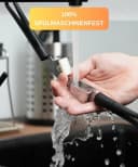 Thiru Knoblauchpresse Schwarz - Vielseitig für Knoblauch, Ingwer & Zwiebeln Bild 5