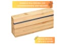 Thiru Käsemesser 5-teiliges Set mit Holzgriff und Bambus-Halterung Bild 3