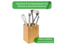 Thiru Besteckhalter Utensilienhalter Bambus 10x10x13,5cm Bild 3
