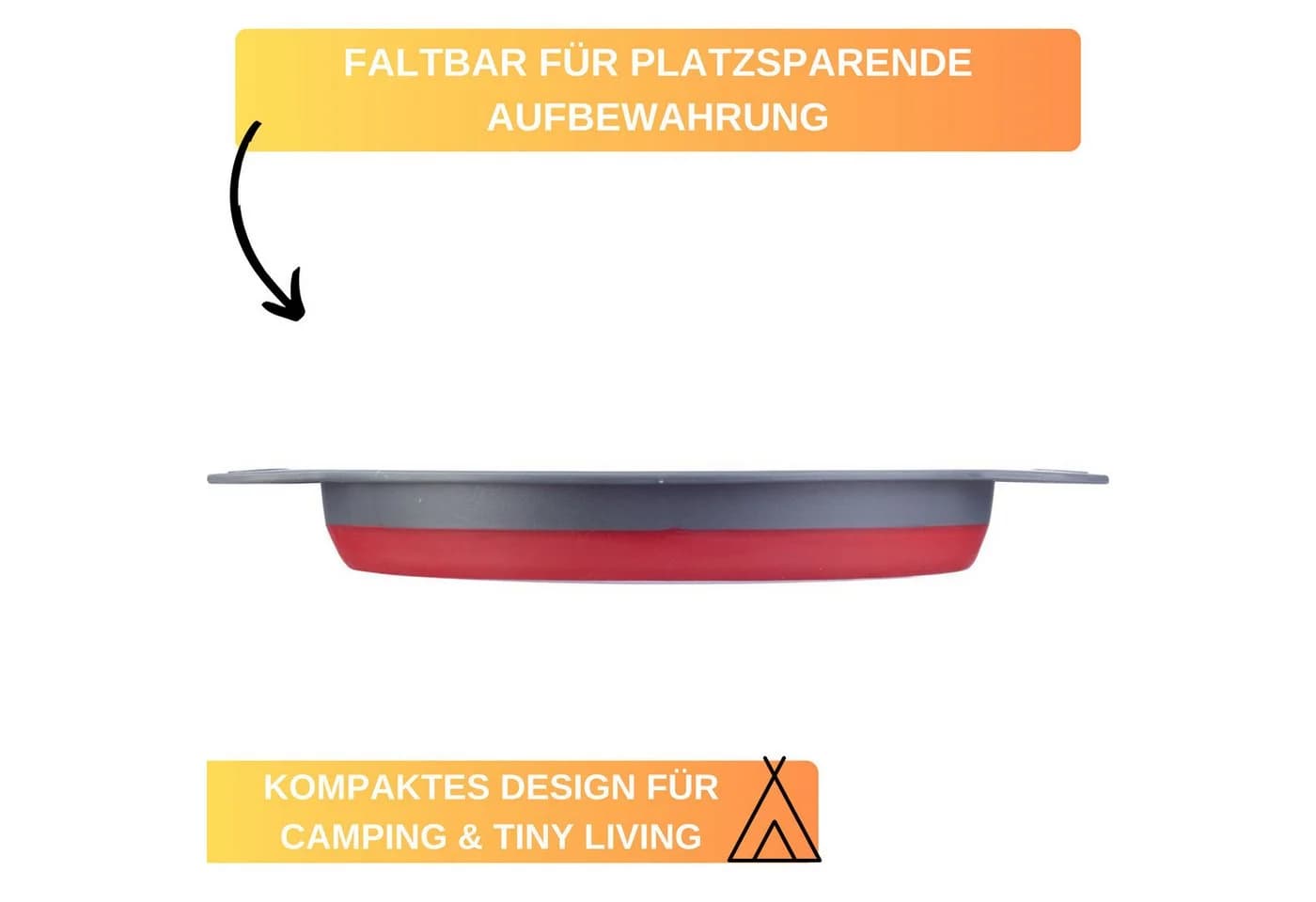 Thiru Faltbarer Seiher BPA-frei Ø 18,5 cm - Bild 3