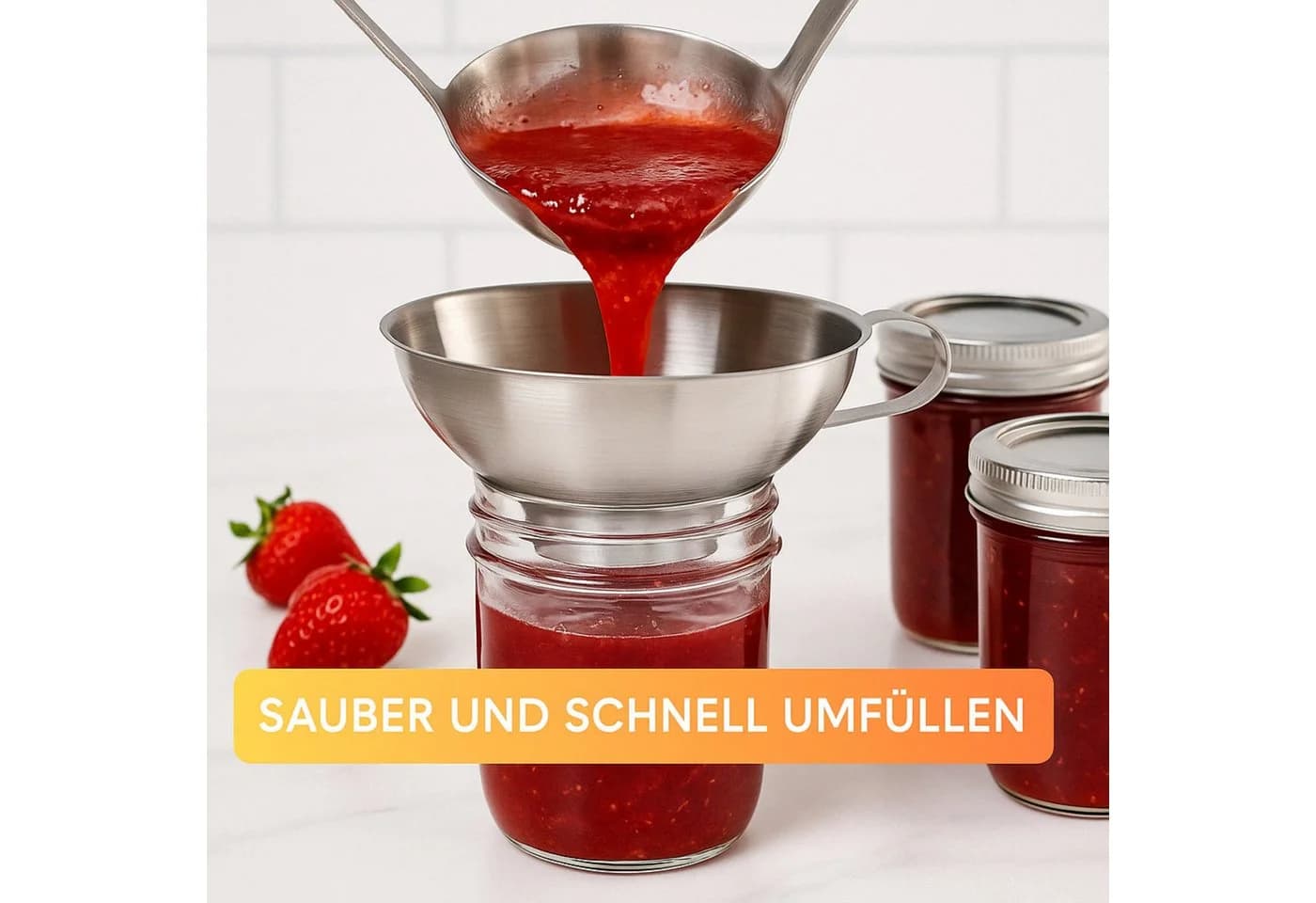 Thiru Einmachtrichter Edelstahl Ø 13 cm - Bild 3