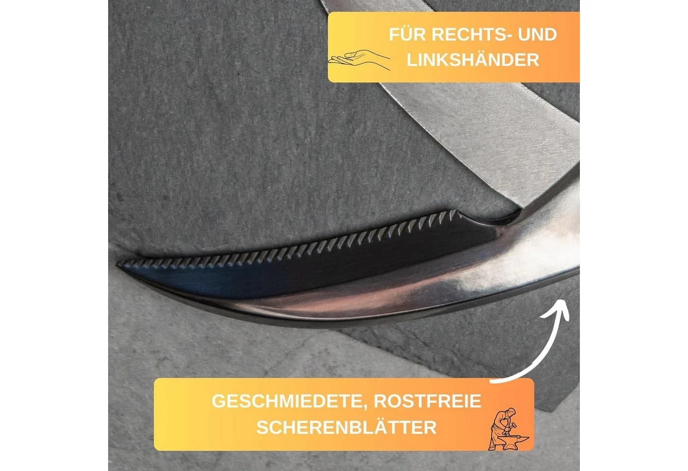 Thiru Geflügelschere Premium mit Federmechanismus & Edelstahl-Griffen - Bild 3