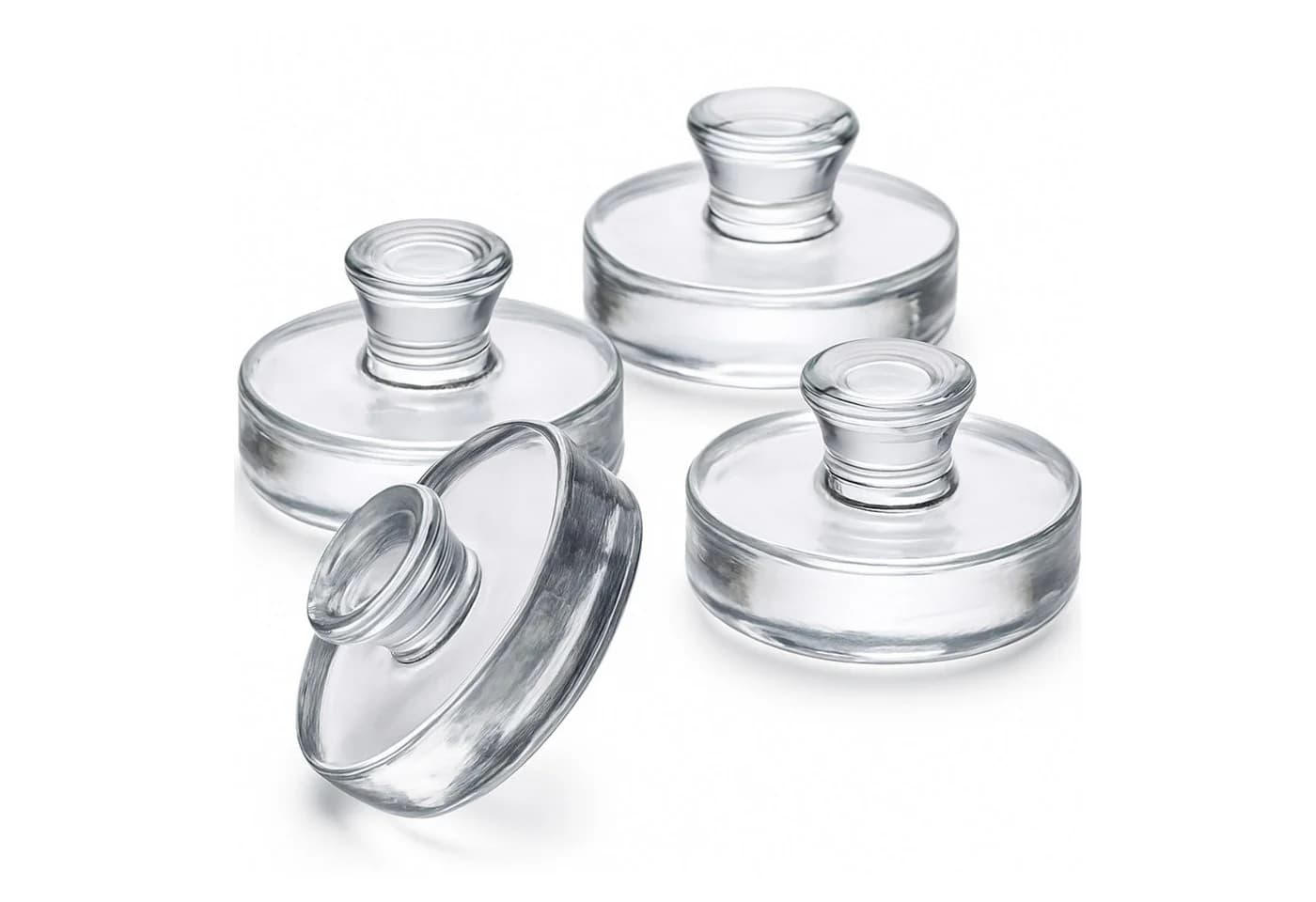 Thiru Fermentiergewichte Glas Ø 7 & 8 cm - 4er-Set - Bild 2