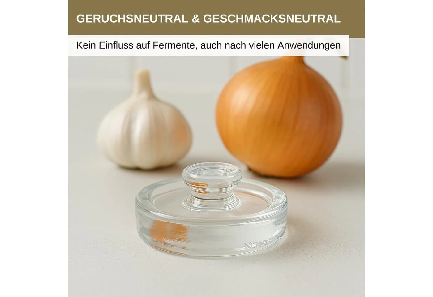 Thiru Fermentiergewichte Glas Ø 7 & 8 cm - 4er-Set - Bild 4