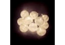 Mojawo Lichtervorhang 2 Stück LED Lichterkette warmweiß transparent Bild 1