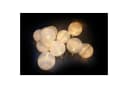 Mojawo Lichtervorhang 2 Stück LED Lichterkette warmweiß transparent Bild 2