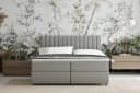 Homesy Boxspringbett EVEREST mit Bettkasten und Topper Grau Bild 4
