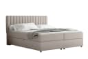 Homesy Boxspringbett EVEREST Beige mit Bettkasten und Topper Bild 2