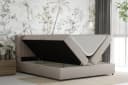 Homesy Boxspringbett EVEREST Beige mit Bettkasten und Topper Bild 3