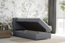 Homesy Boxspringbett EVEREST mit Bettkasten und Topper grau Bild 3