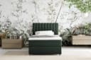 Homesy Boxspringbett EVEREST mit Bettkasten und Topper Grün Bild 4