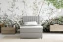 Homesy Boxspringbett EVEREST Grau mit Bettkasten und Topper Bild 4