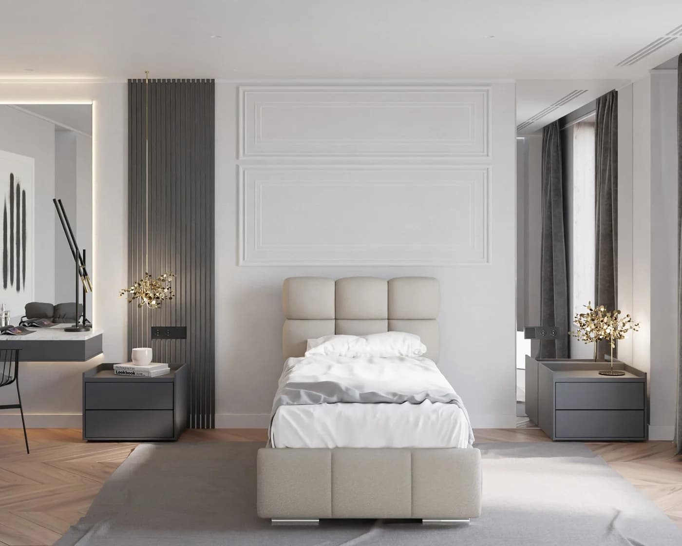 Homesy Polsterbett Bliss Braun RAVEN Stoff mit Bettkasten
