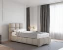 Homesy Polsterbett Bliss Braun RAVEN Stoff mit Bettkasten Bild 2