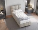 Homesy Polsterbett Bliss Braun RAVEN Stoff mit Bettkasten Bild 3