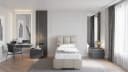 Homesy Polsterbett Bliss Braun RAVEN Stoff mit Bettkasten Bild 1