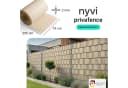 NYVI Sichtschutzstreifen Privafence Beige Polyrattan Wetterfest Bild 1