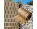NYVI Sichtschutzstreifen Privafence Braun Beige 3D Optik Bild 2