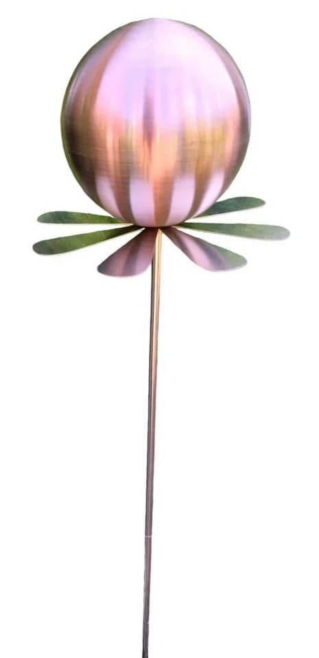 Jürgen Bocker Gartenstecker Rosenkugel Rotterdam Gold Edelstahl - Bild 2