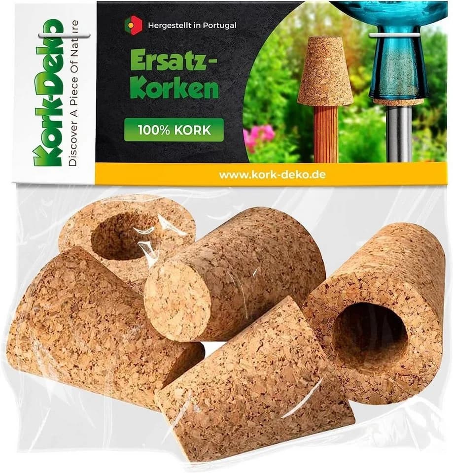 Kork-Deko.de Rosenbogen 5er-Pack Korken zum Aufstecken von Lauschaer-Rosenkugeln - Bild 2