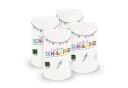 itenga Windlicht-Set "Endlich Schulkind" Weiß 6er Pack Bild 2
