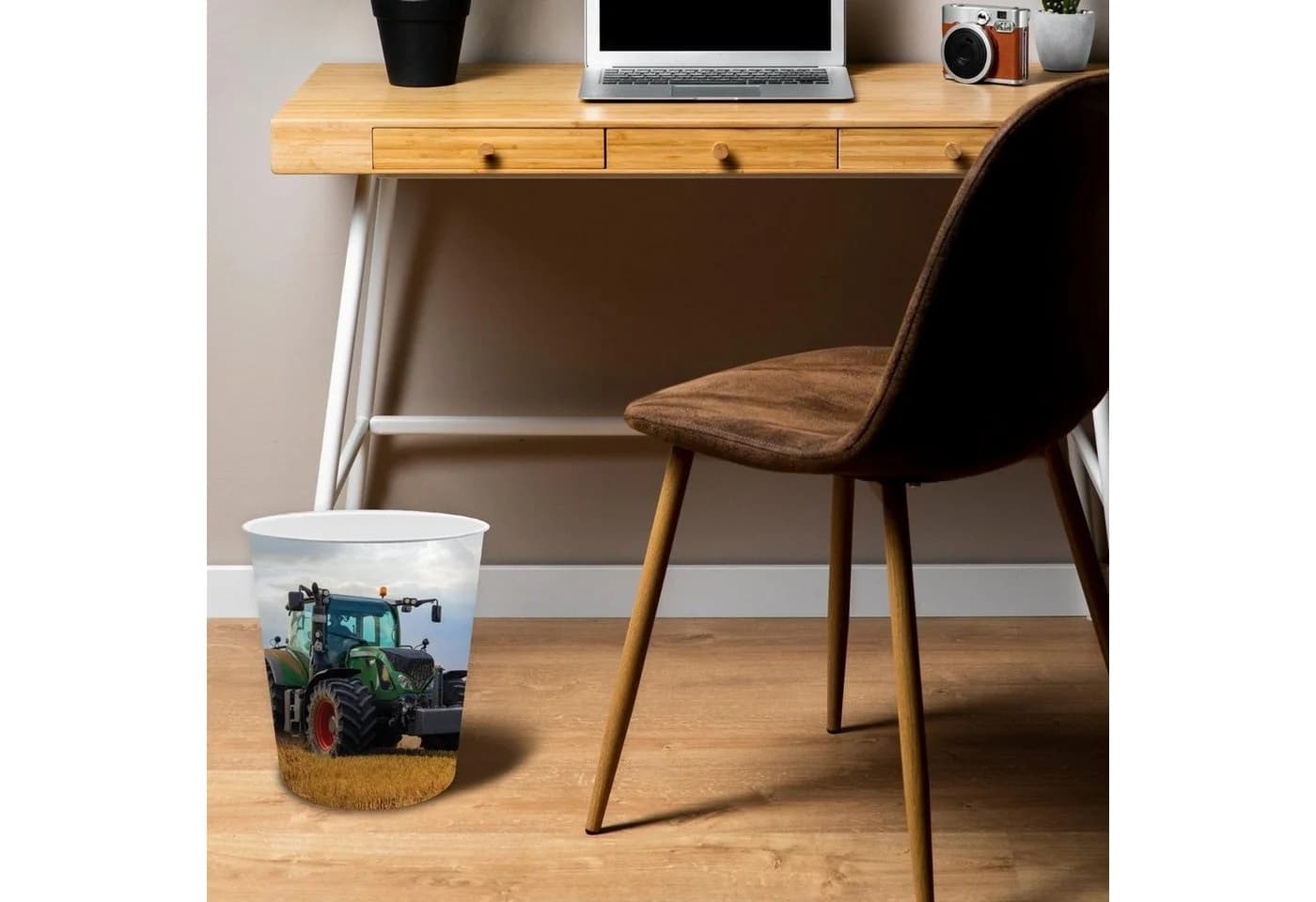 itenga Papierkorb Kinder Traktor Motiv ca. 11 Liter Kunststoff - Bild 3