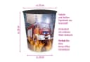 itenga Papierkorb für Kinder - Motiv Feuerwehr - ca. 11 Liter Bild 1